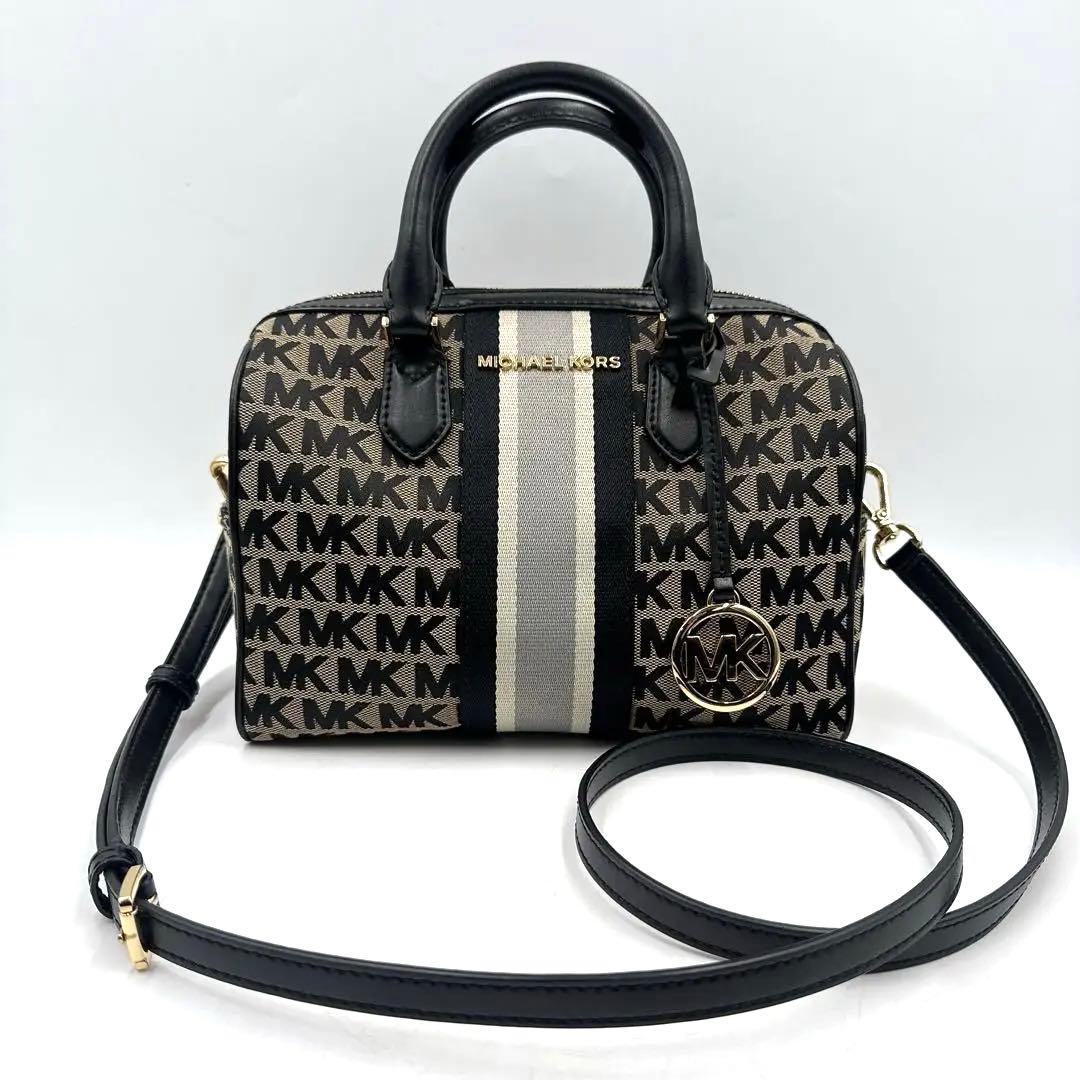 MICHAEL KORS マイケルコース ボストンバッグ モノグラム MKロゴ