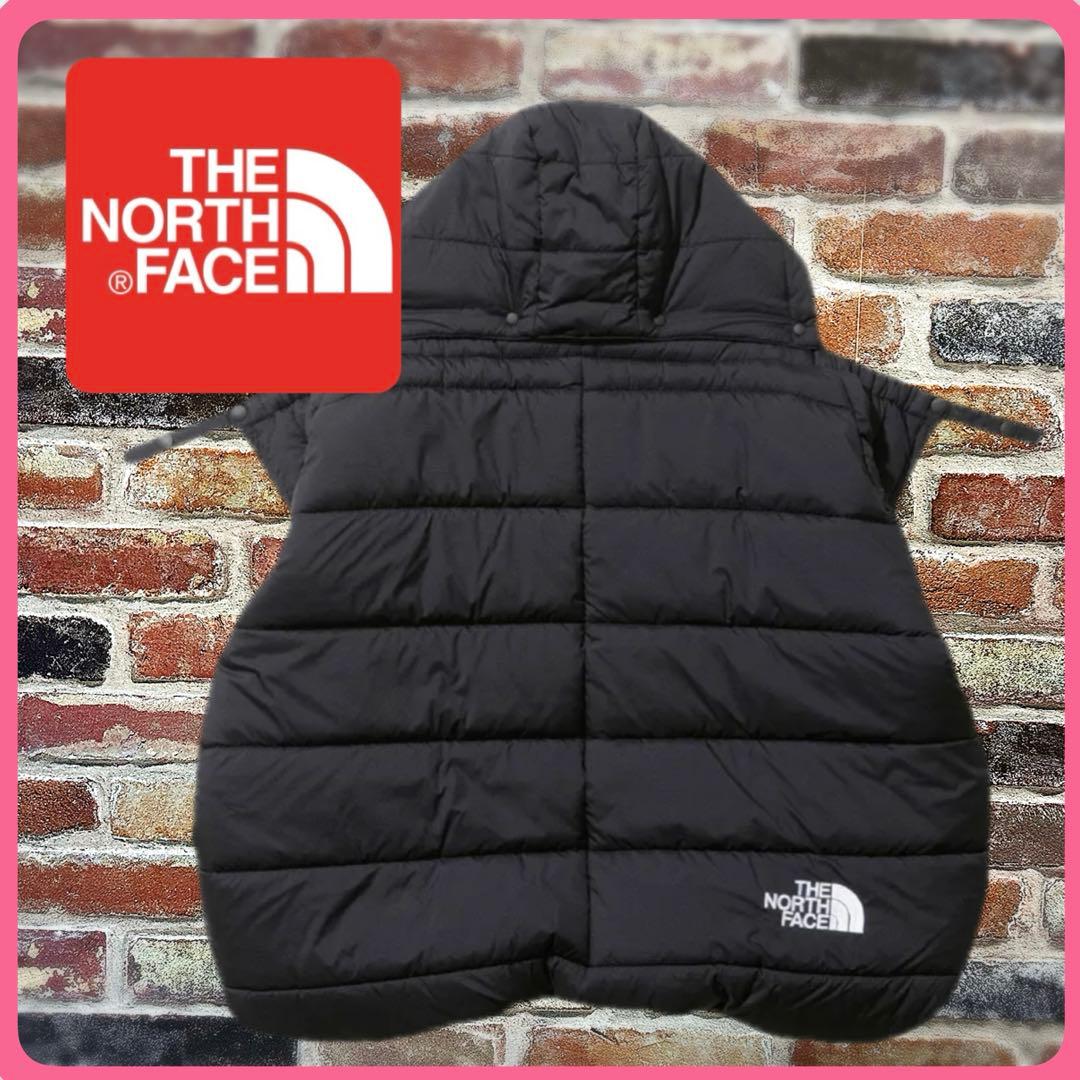 【美品】THE NORTH FACE　防寒ケープ　抱っこ紐　ダウン