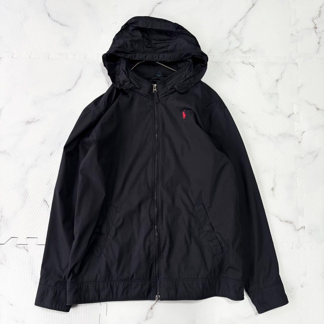 ✨美品✨ ポロラルフローレン紺　スイングトップ　ナイロンジャケットM相当