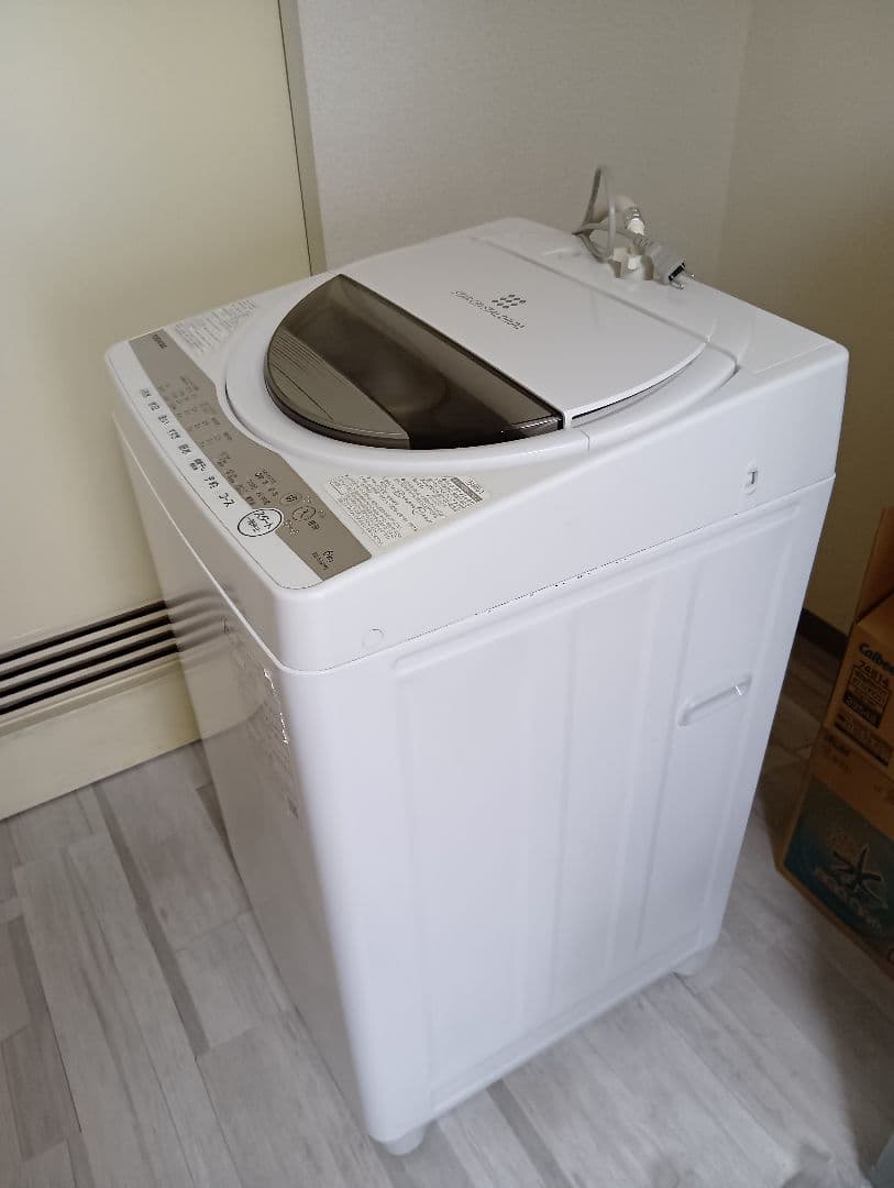 東芝 洗濯機　6kg　2021年製 　 AW-6G9(ｗ）