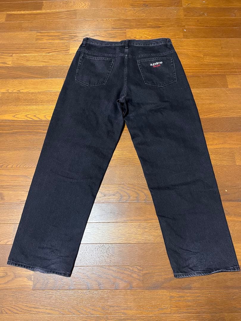 Supreme baggy jean \"black\" 25SS サイズ32
