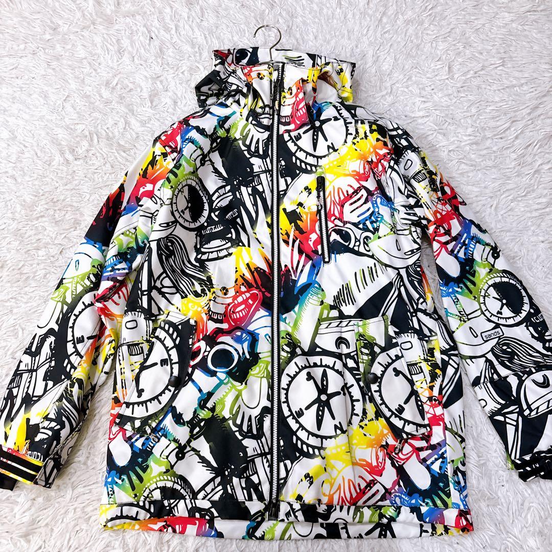 極美品　sands サンズ　スノーボードウェア 上下セット　メンズ M