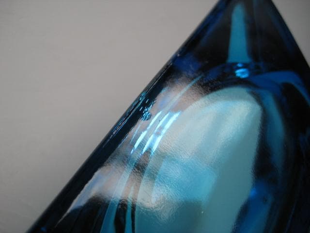 美品 希少 ファイヤーキング 灰皿　レーザーブルー　 M