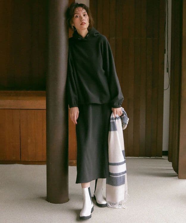 新品◇23区杏さん着用 レザーサイドゴア ブーツ23H アイボリー