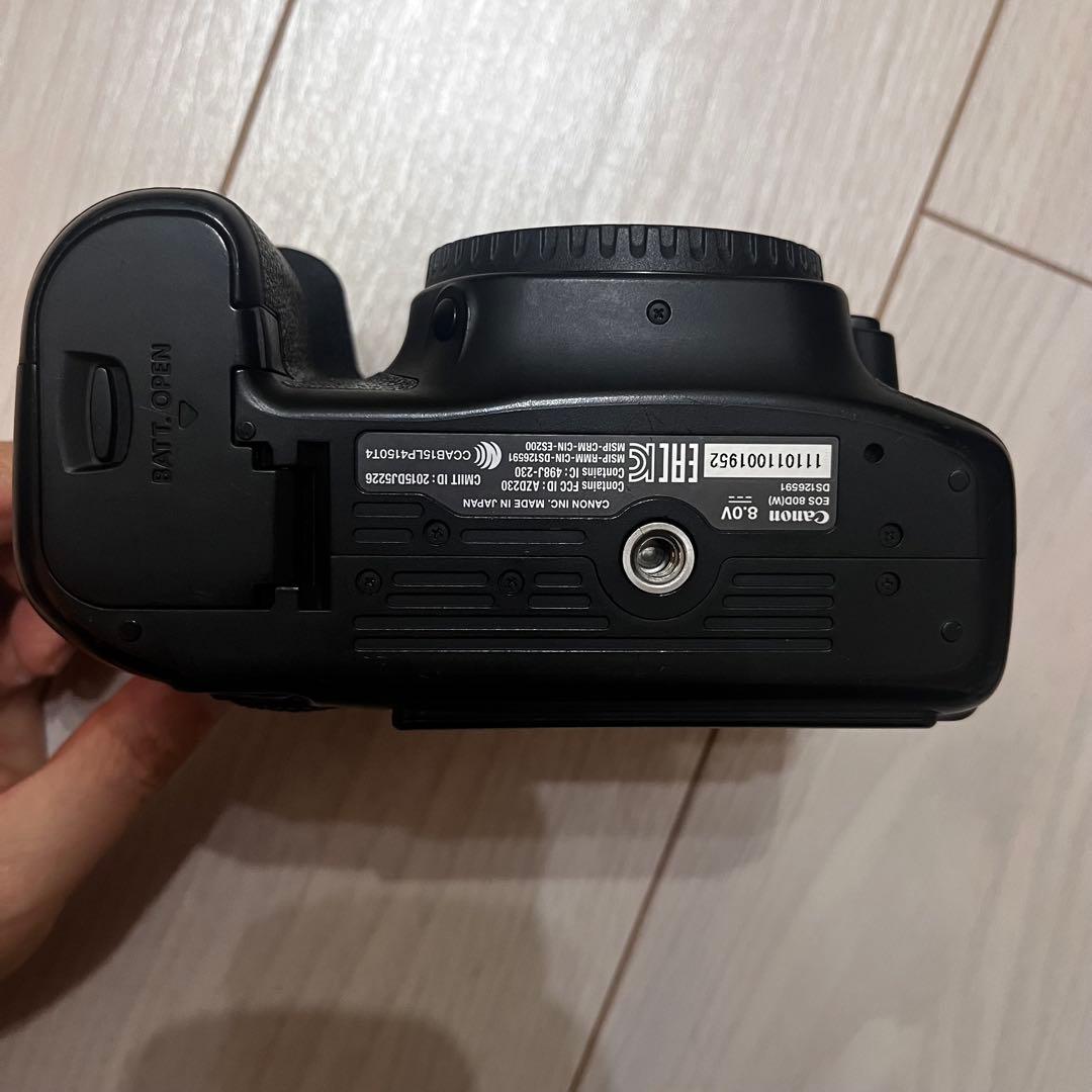 Canon80Dレンズキット