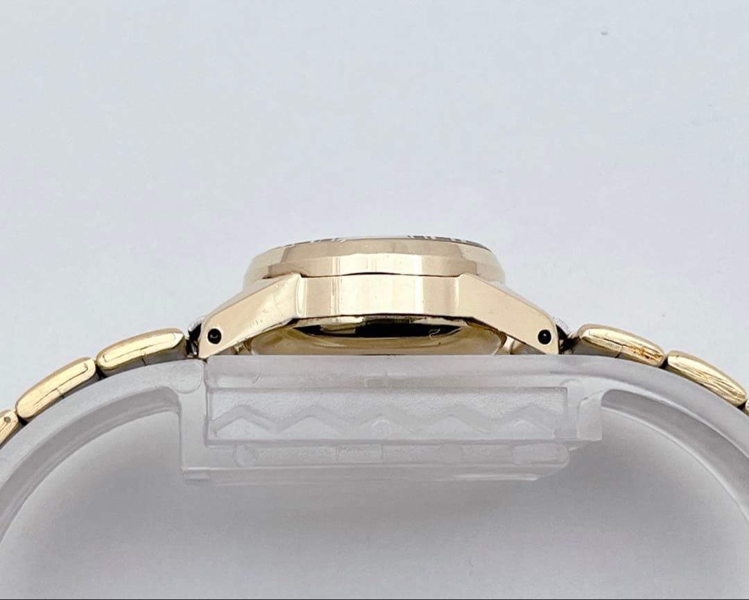 SEIKO クイーンセイコー 手巻き 王冠メダリオン カットガラス ゴールド