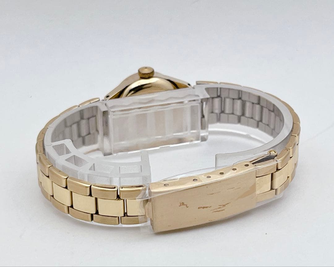 SEIKO クイーンセイコー 手巻き 王冠メダリオン カットガラス ゴールド