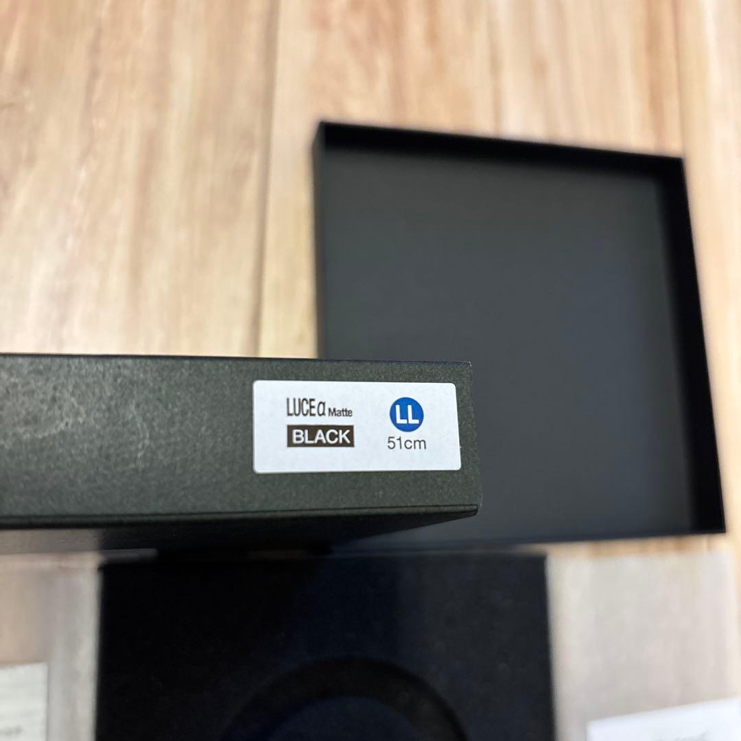 コラントッテ LUCE α ネックレス マットブラック　LL 51cm