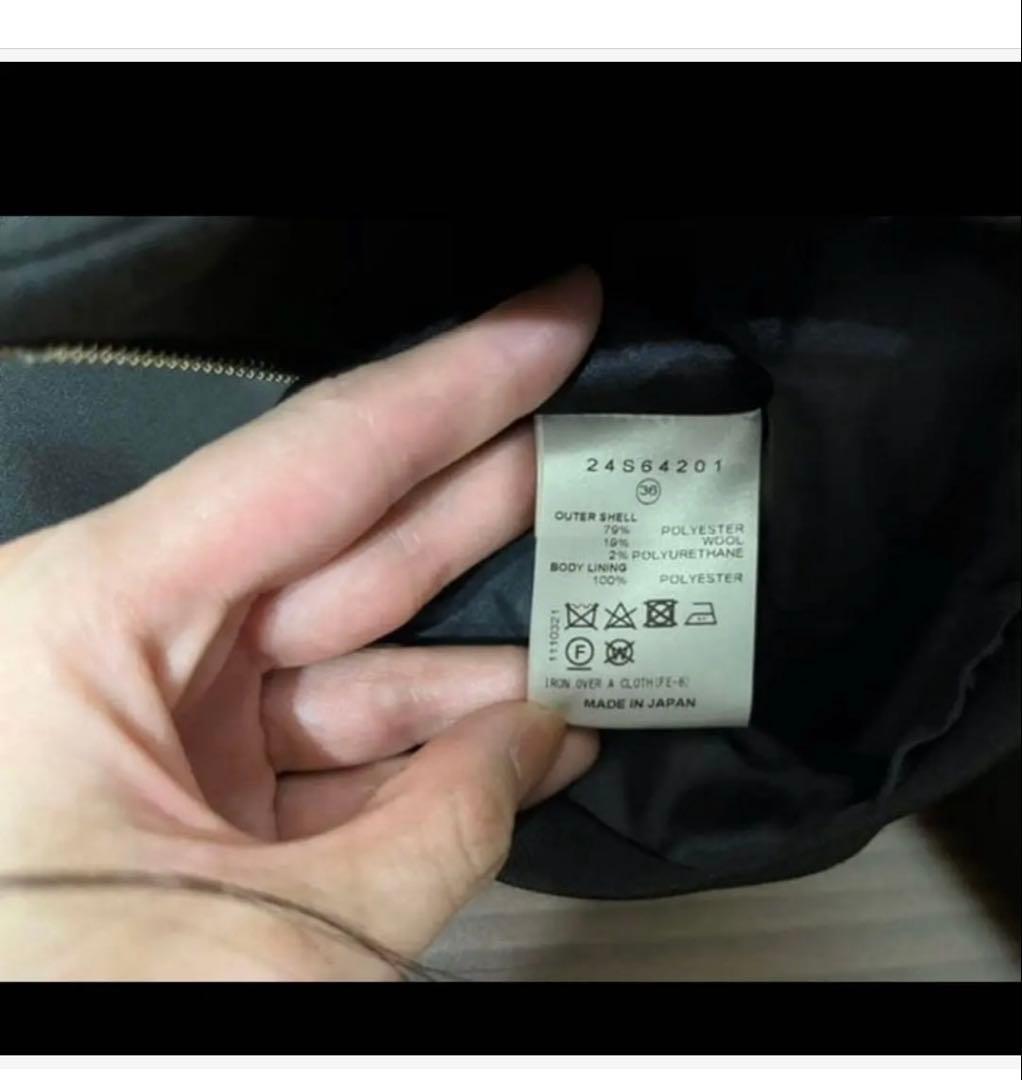 広瀬すず着用ルシェルブルークロップドカラージャケット