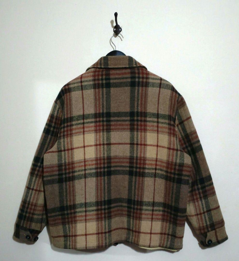 【70s】WOOLRICH ウールジャケット ボアジャケット 白タグ アメリカ製