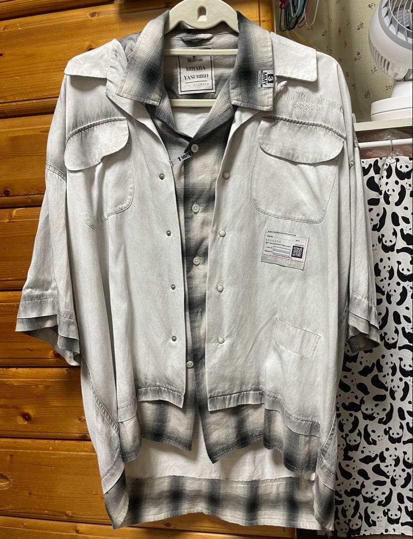 Maison Mihara Yasuhiro レイヤードシャツ24ss 44