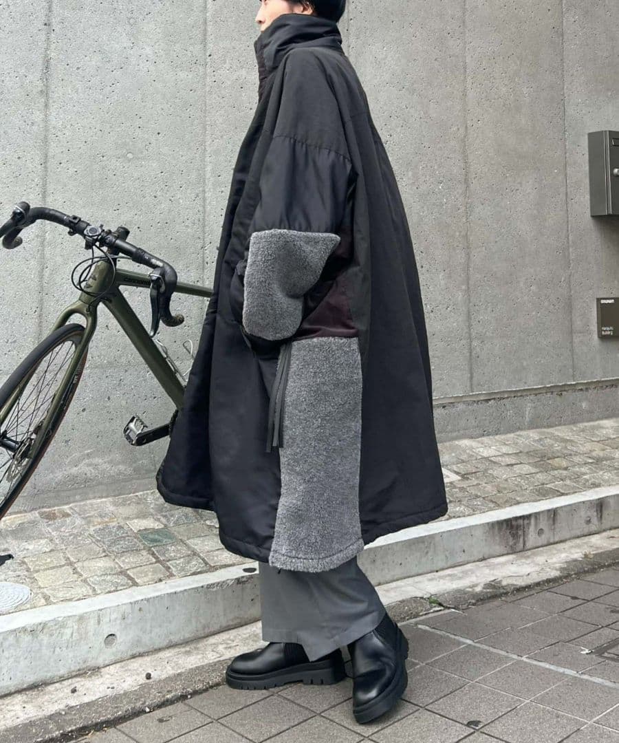 etsinta/エシンタ】モンスター中綿オーバーコート サイズ S ベンチコート