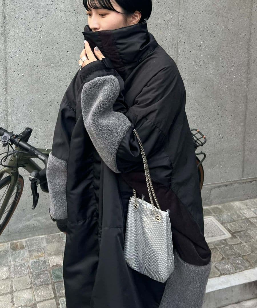 etsinta/エシンタ】モンスター中綿オーバーコート サイズ S ベンチコート