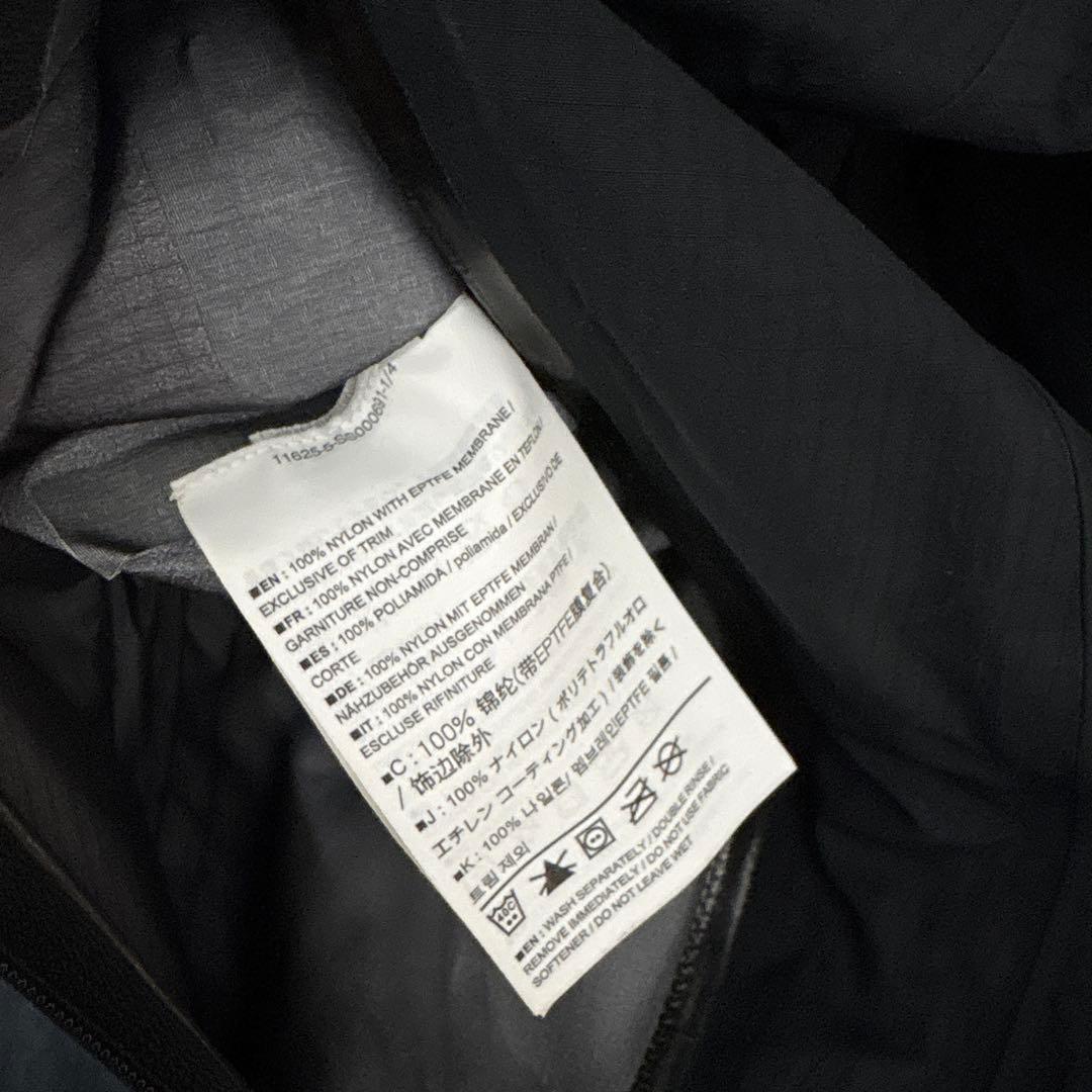 y'sアークテリクス ベータAR ジャケット　ブラック　beta AR