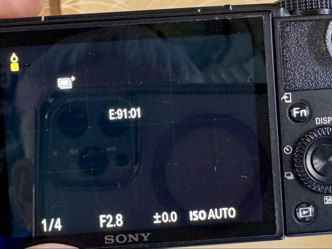 SONY RX100m7 デジタルカメラ・エラーメッセージ有り