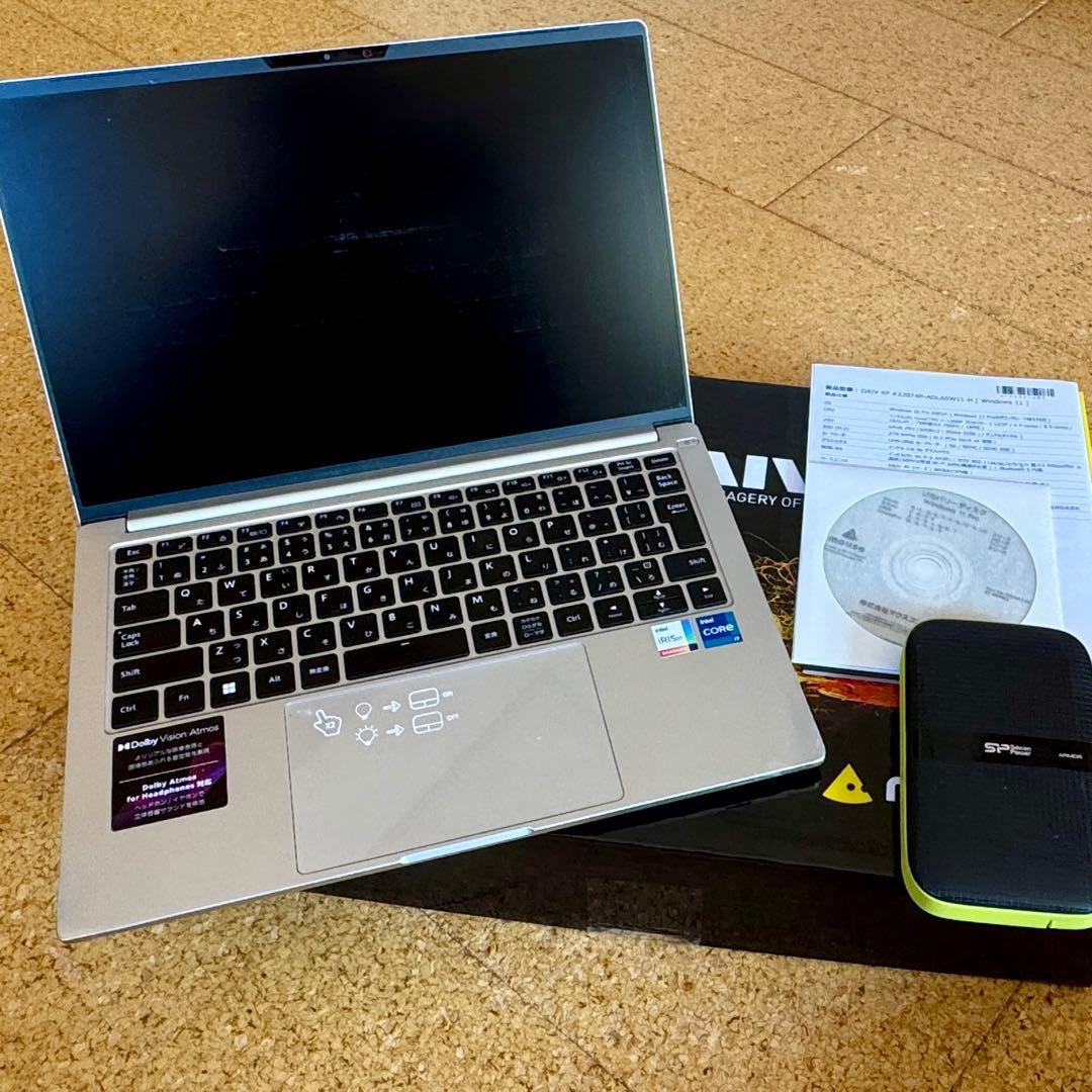 mouse DAIV 4P i7-1260P/64g/SST2TB おまけ有