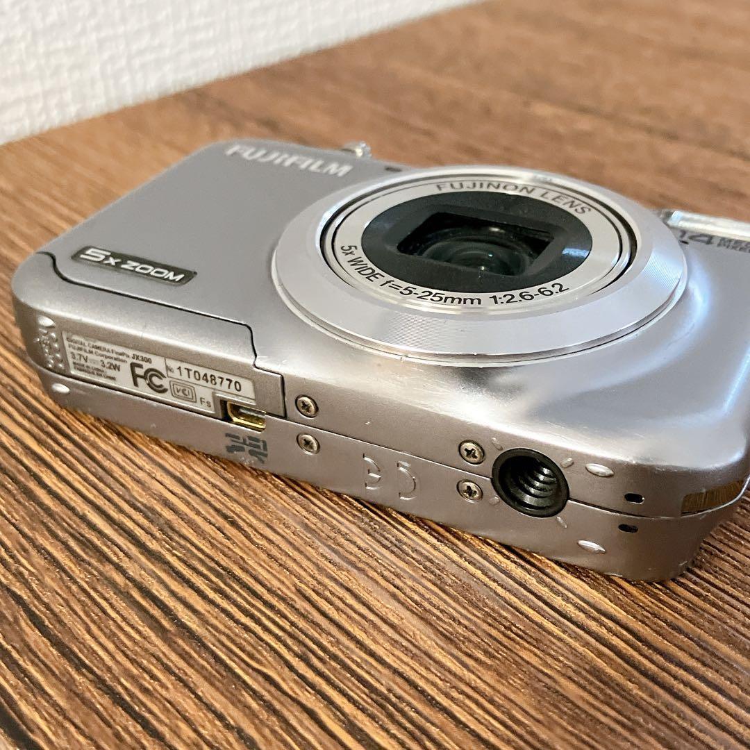FUJIFILM FINEPIX JX300 フジフイルム シルバー　動作品