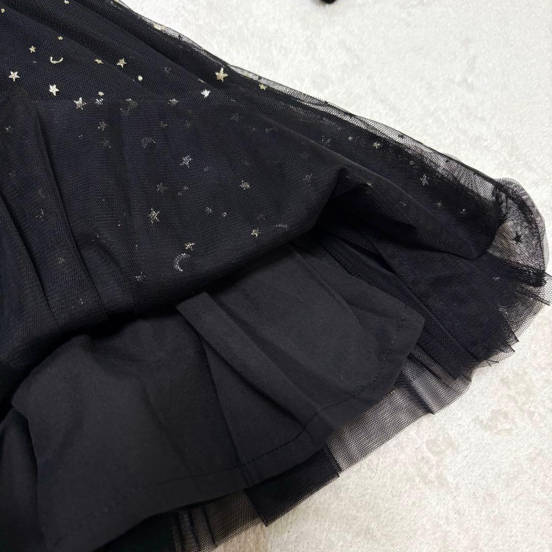 【新品】ケイトスペード トドラー スターダストドッキングワンピース ニット 黒