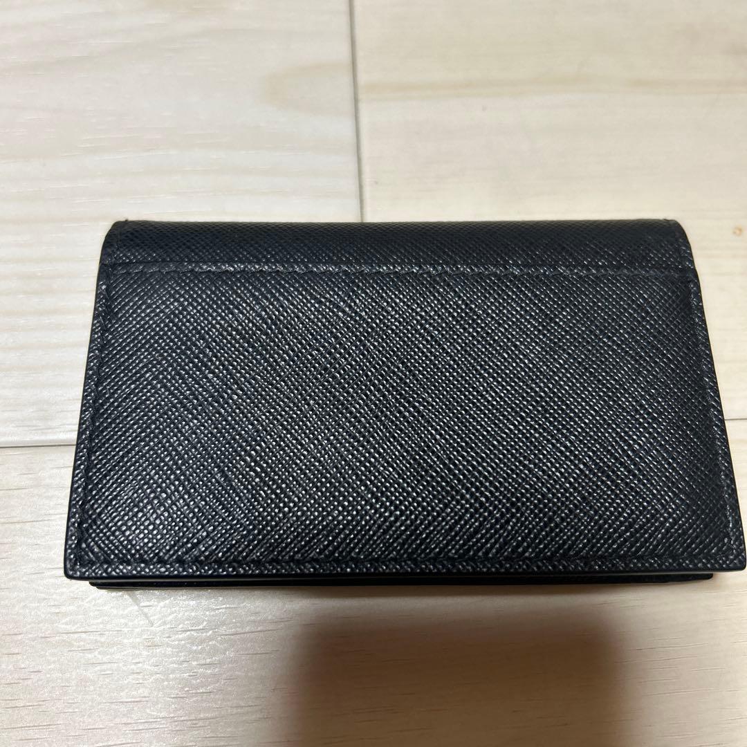 PRADA サフィアーノレザー 名刺入れ ブラック 美品