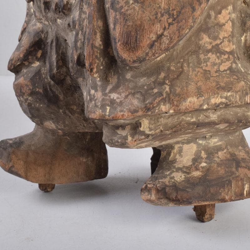 時代木彫　大黒天　仏像　縁起物　置物　N　8453A