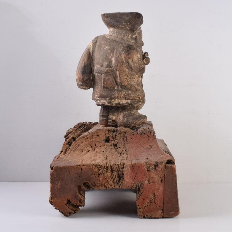 時代木彫　大黒天　仏像　縁起物　置物　N　8453A