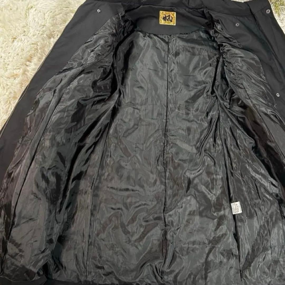 美品★センソユニコ 芽風 mefu 変形 ロングダウンコート ブラック 黒 38