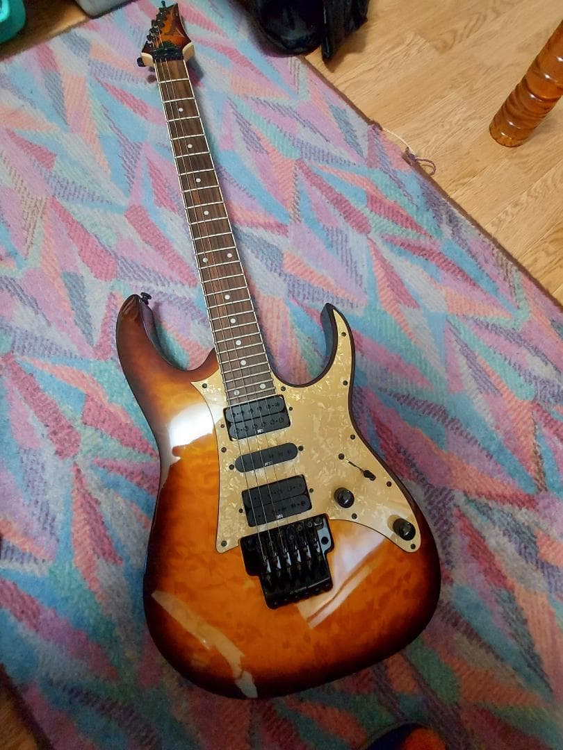 Ibanez RG350QMシリーズ エレキギター サンバースト