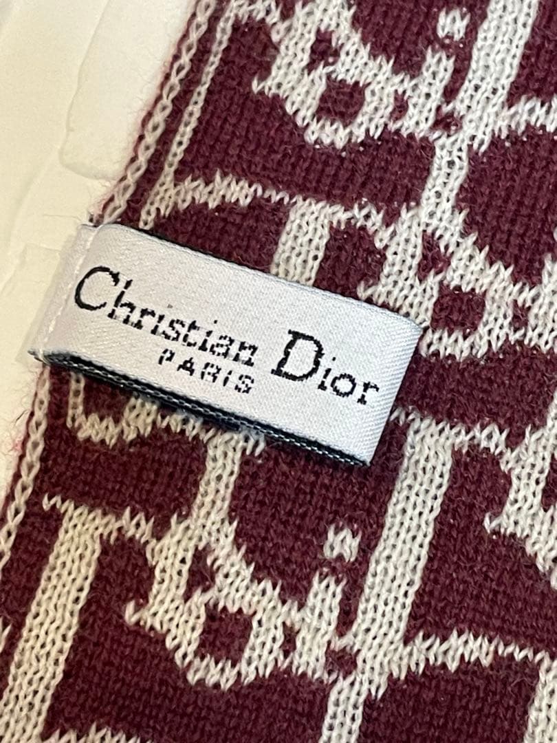 【美品】Christian Diorディオール トロッター　ウール　マフラー❤︎