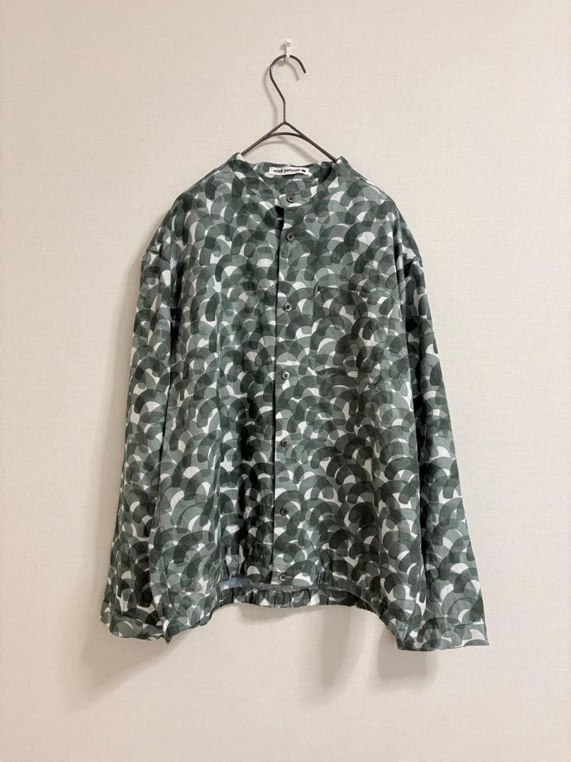 ミナペルホネン スタンドカラーシャツ　ブラウス