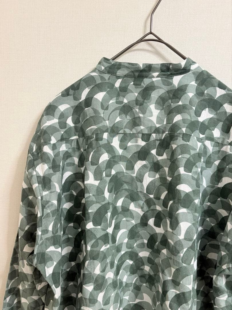 ミナペルホネン スタンドカラーシャツ　ブラウス