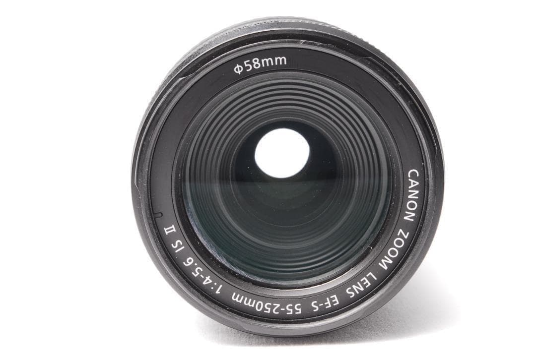 【美品】EF-S CANON 55-250 1:4-5.6 IS Ⅱ望遠レンズ