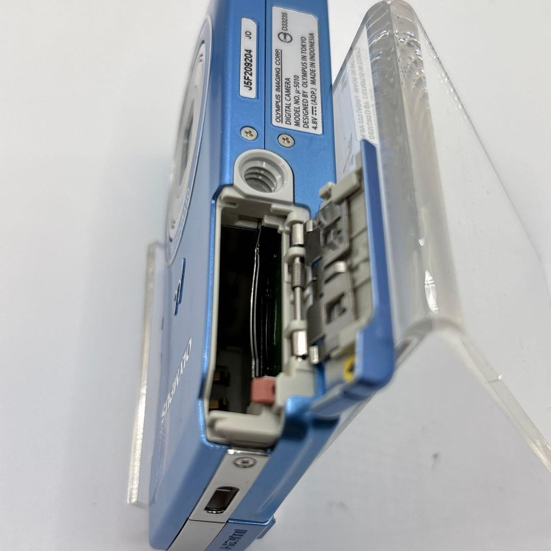 OLYMPUS μ-5010 ブルー　オリンパス　コンデジ　デジカメ　カメラ