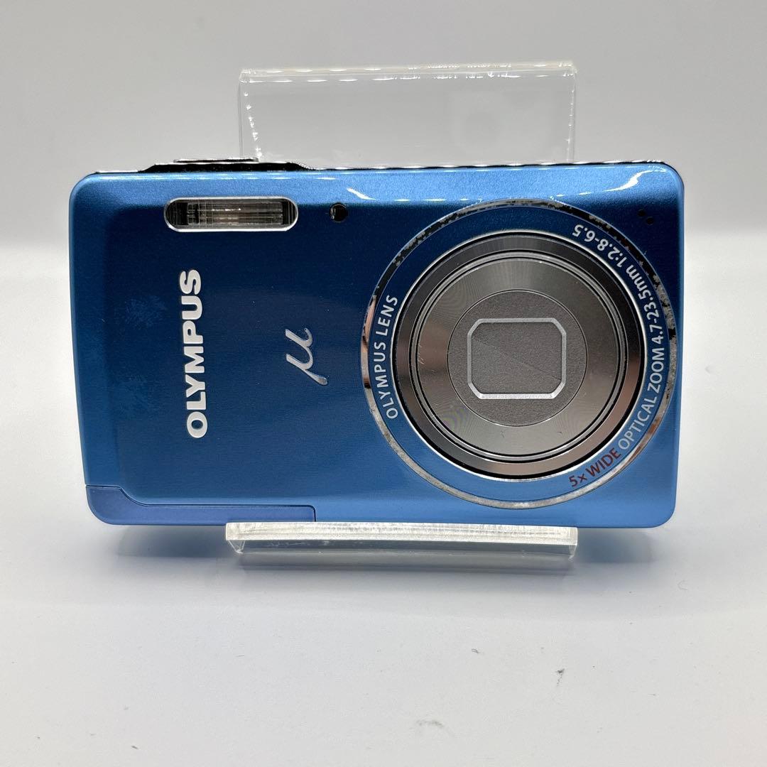 OLYMPUS μ-5010 ブルー　オリンパス　コンデジ　デジカメ　カメラ