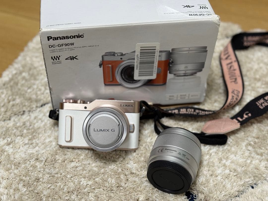 【超✨美品】Panasonicミラーレス一眼/2レンズ付/付属品/ホワイトピンク