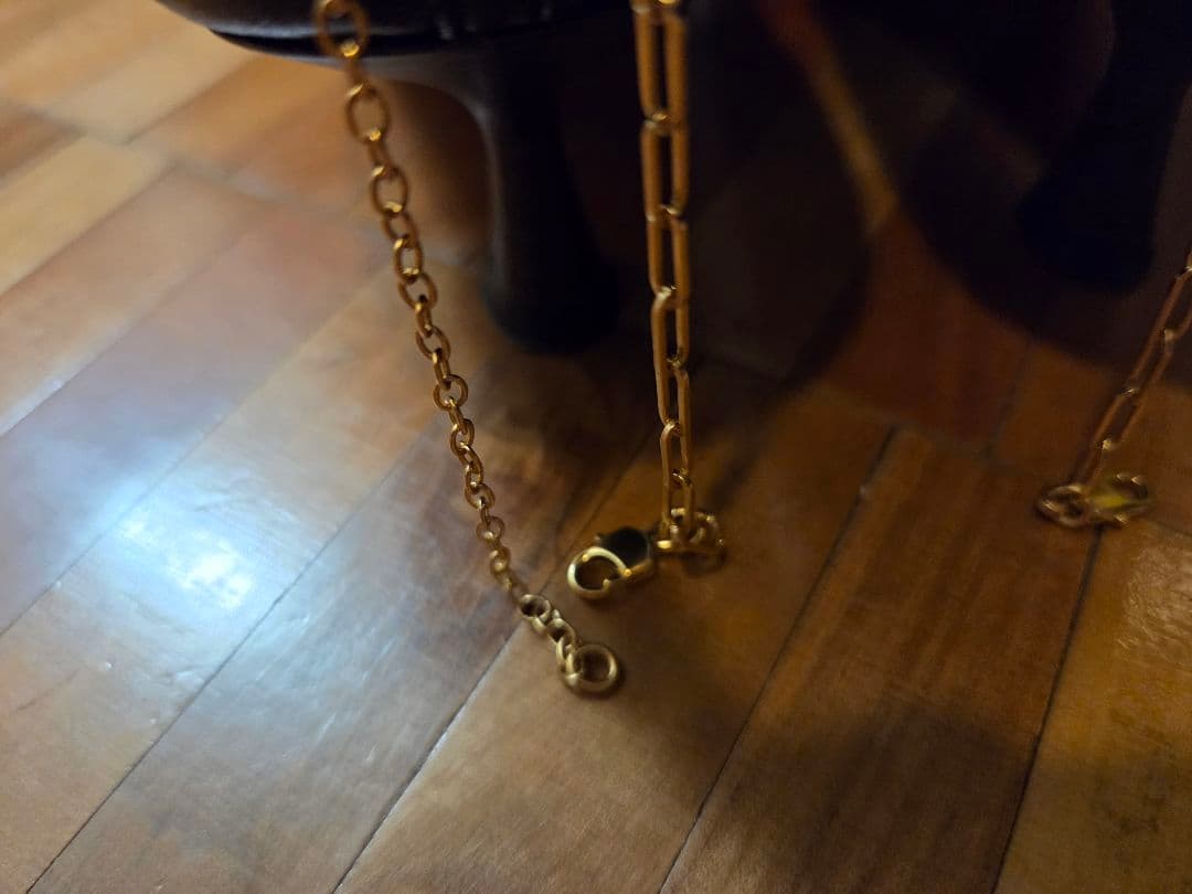 ステラマッカートニー パンプス チェーンストラップ付き ブラック 39