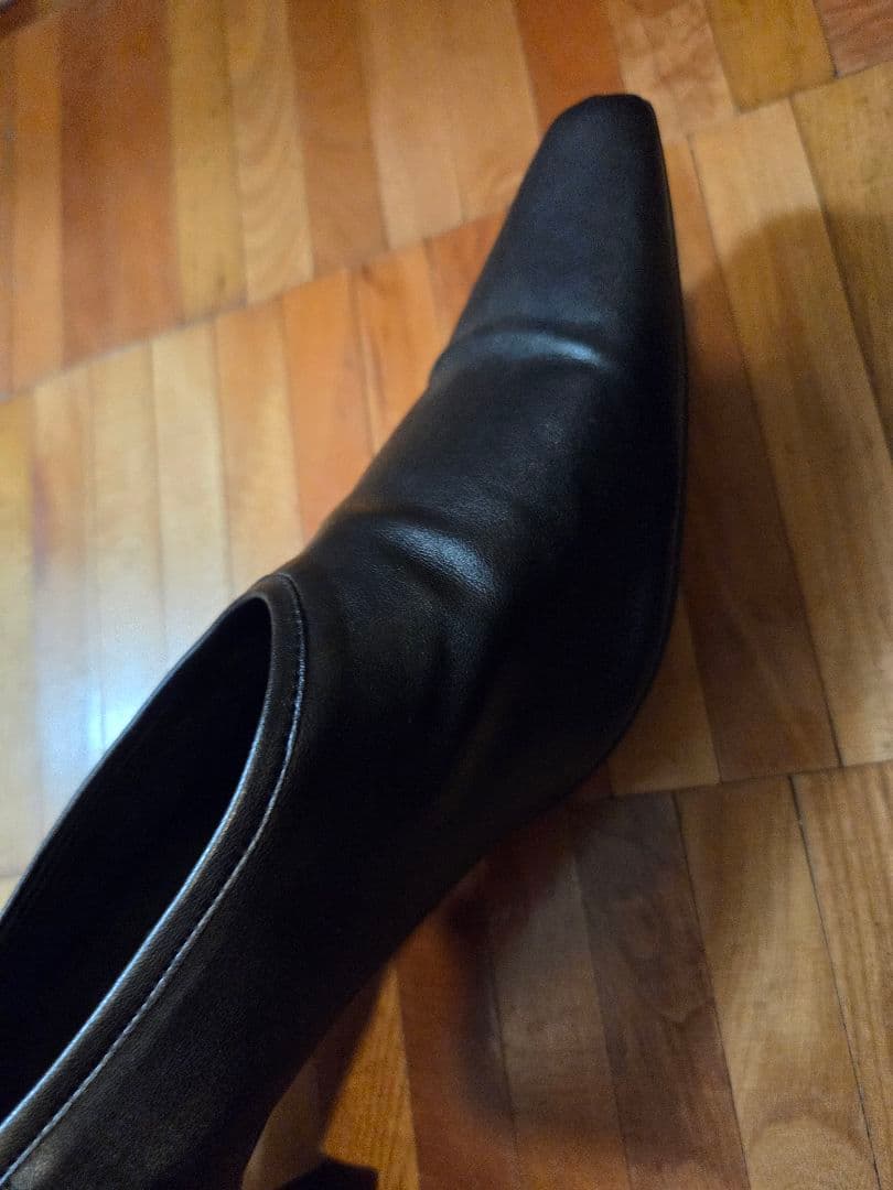 ステラマッカートニー パンプス チェーンストラップ付き ブラック 39