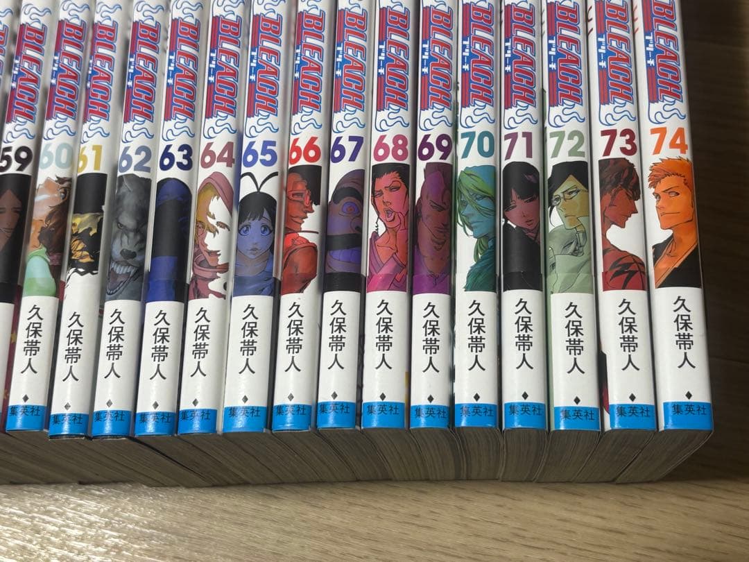 ブリーチ　全巻初版　全巻セット　帯付き　久保帯人