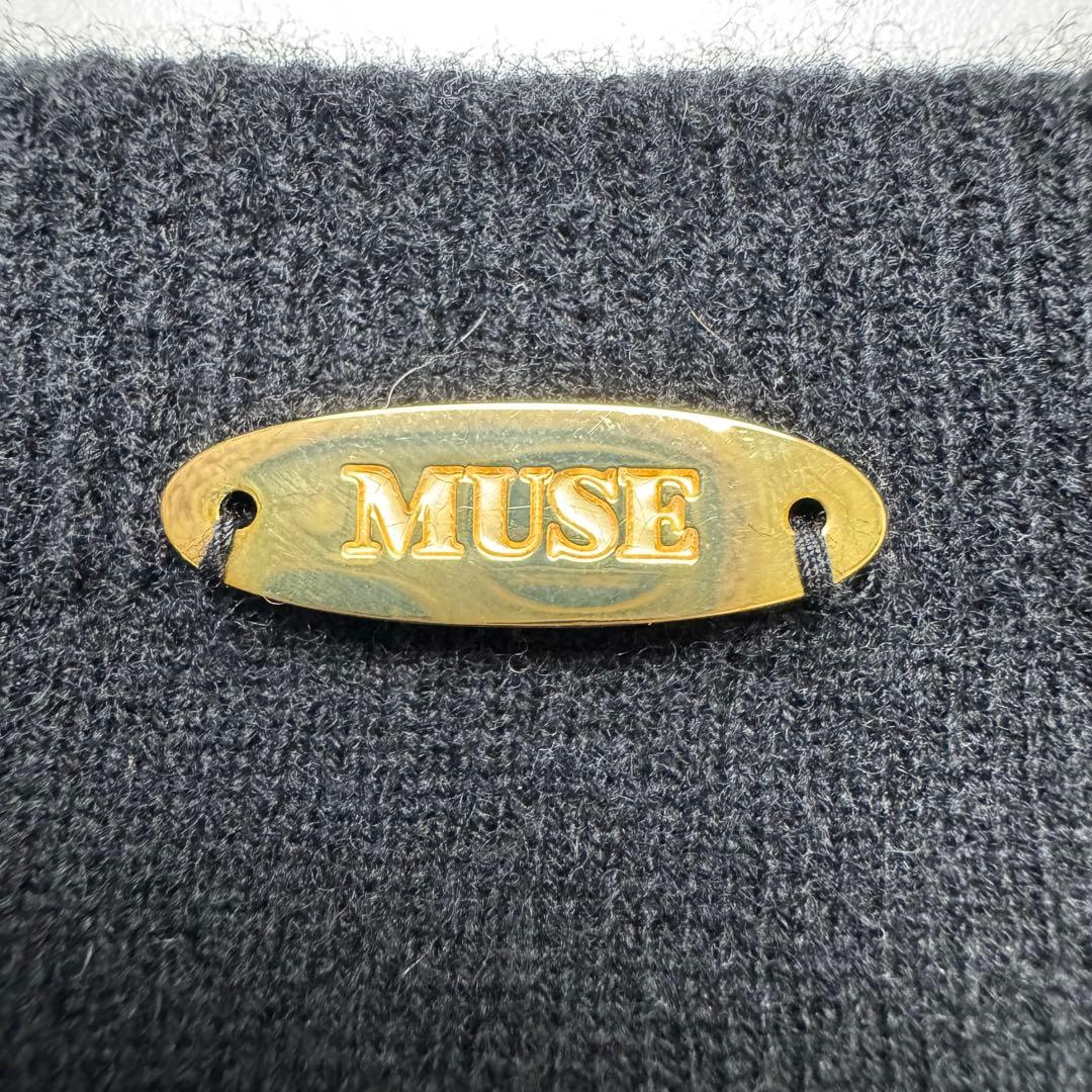 美品　Deuxieme Classe CAPRIクルーネックプルオーバー F黒