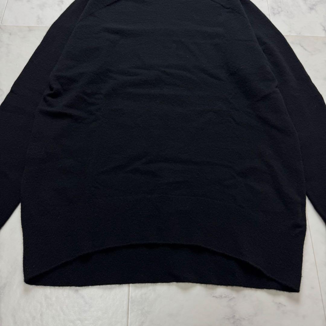 美品　Deuxieme Classe CAPRIクルーネックプルオーバー F黒