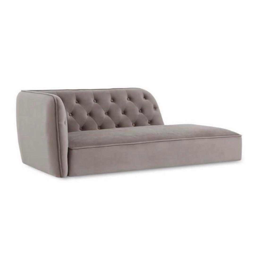 LOWYA ロウヤ ソファ 2人掛けソファ カウチソファ ベルベット調