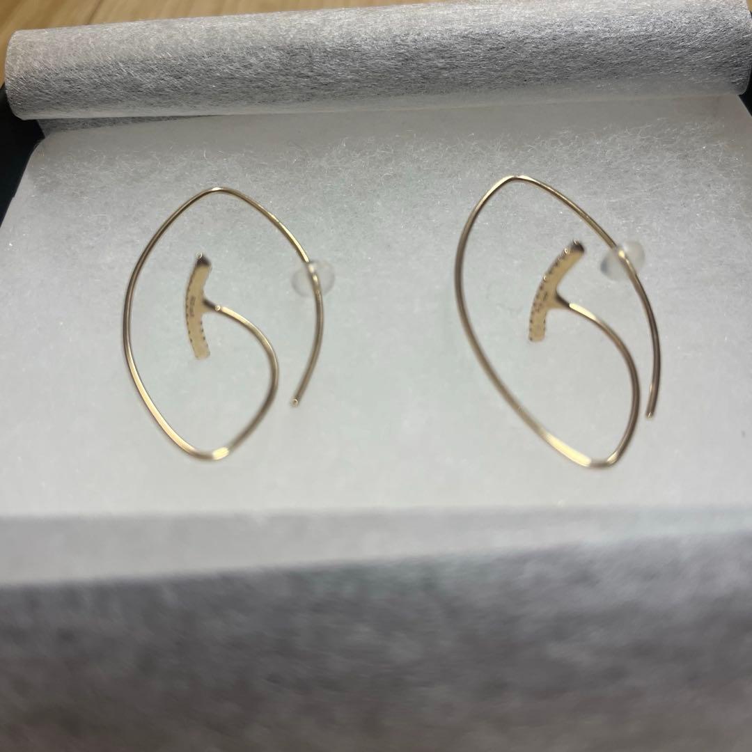 【Hirotaka】ダイヤモンドフローティングピアス★M