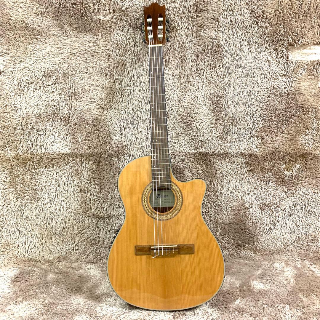 【外観美品・ジャンク】アイバニーズ　GA-30TCE/NT エレガットギター