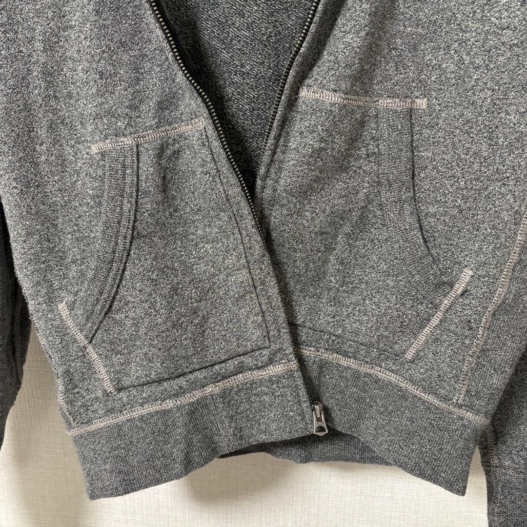 RRL ダブルアールエル フレンチテリーフルジップフーディー グレー系S