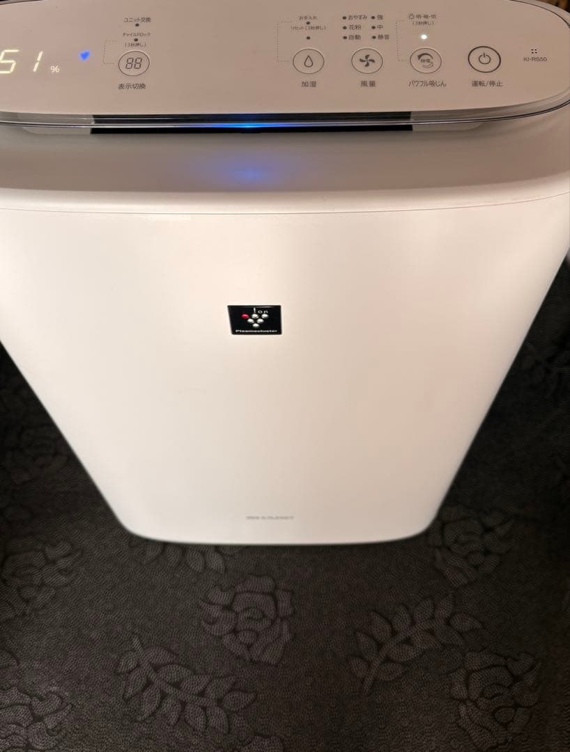 七味 　2023年製　加湿空気清浄機 SHARP KI-RS50-W