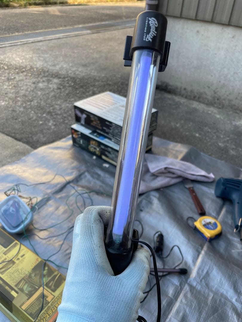 鴨*し様 当時物　90年代　abros ネオン管　サウンドコントローラー　ストロ