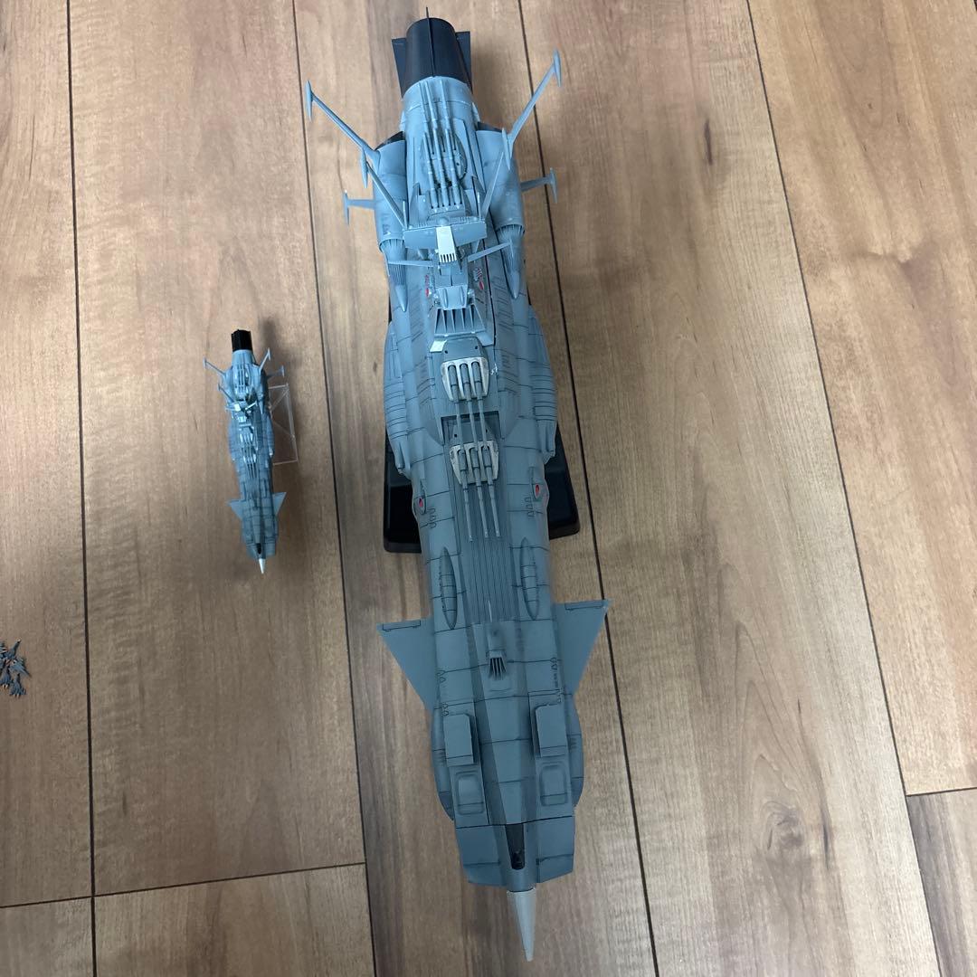 宇宙戦艦ヤマト1000分の1プラモデルアンドロメダ完成品