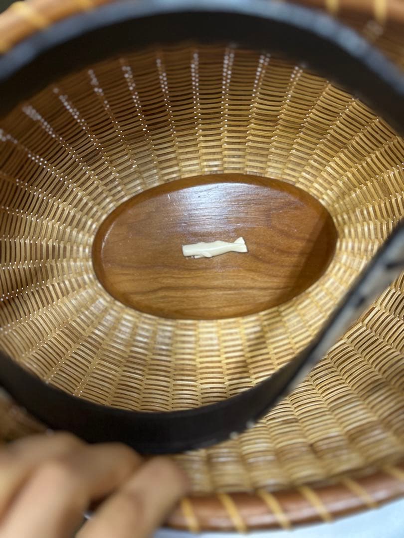 ナンタケットバスケット　ウッドステイブ　オーバル