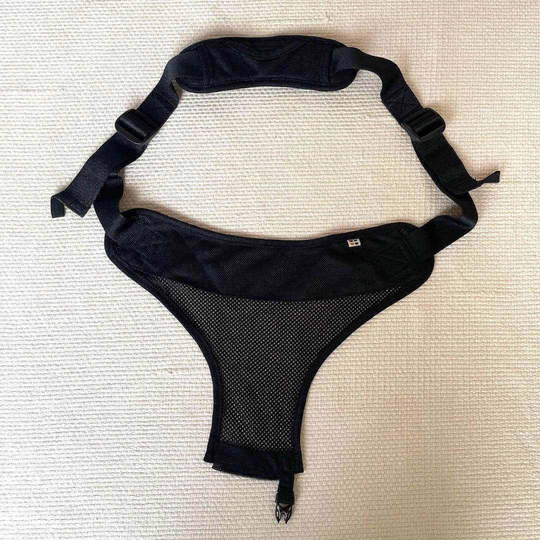 【美品】ポルバン アドバンス ヒップシート　ブラック　別売シングルショルダー