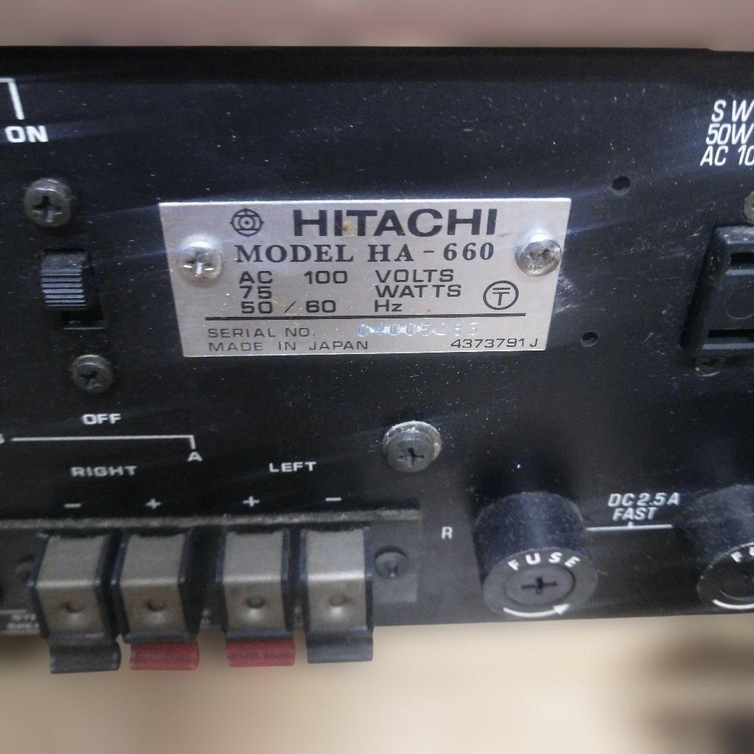 HITACHI HA-660 プリメインアンプ