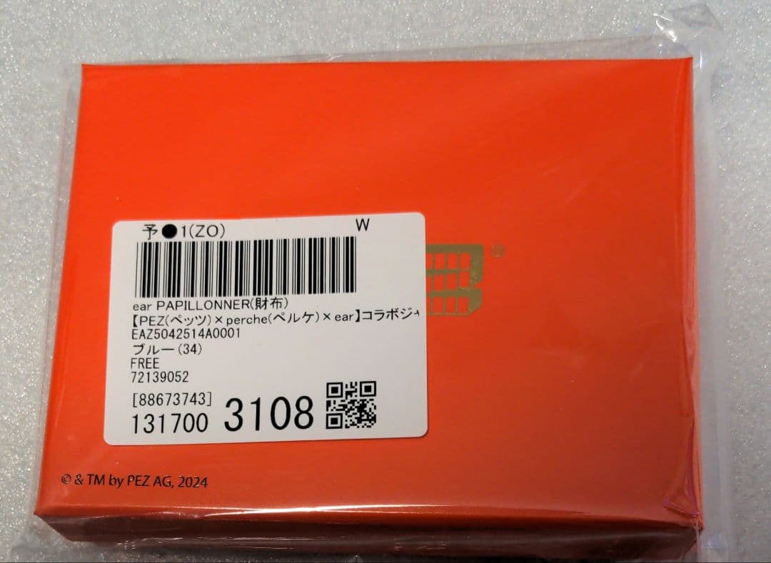 「PEZ(ペッツ)×perche(ペルケ)×ear」コラボジャバラ折り財布